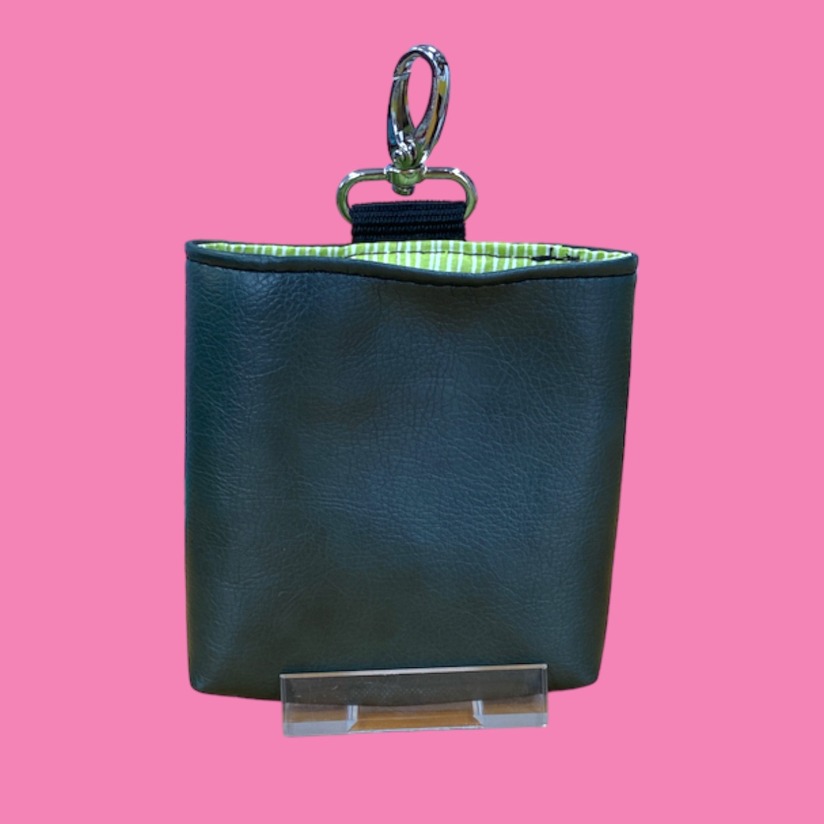 MiniFutterbeutel mit Karabiner #100 Flaschengrün