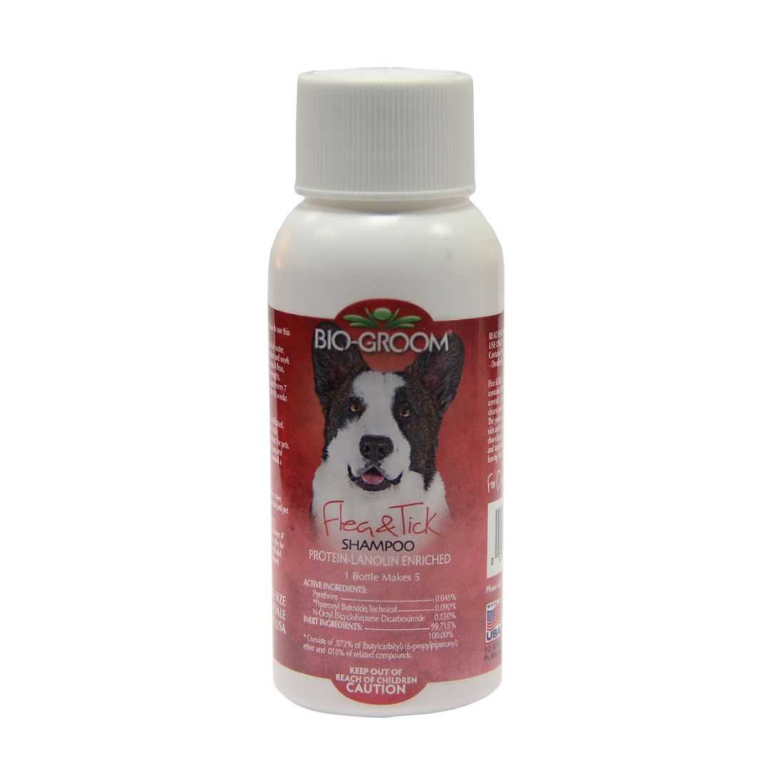Bio Groom 60ml Flea&Tick Floh & Zecken Shampoo Reisegröße