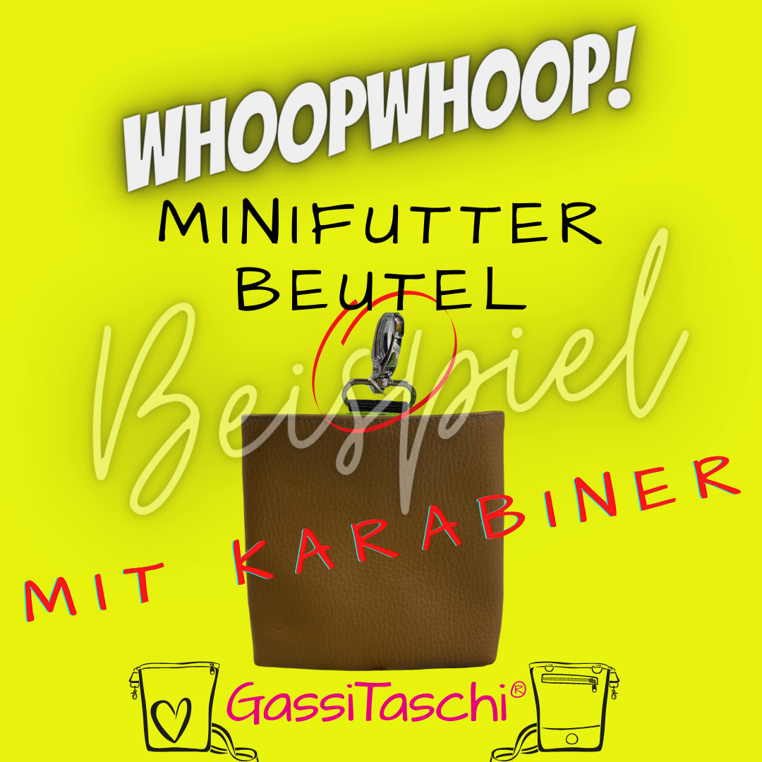 *Messe MiniFutterbeutel mit Karabiner