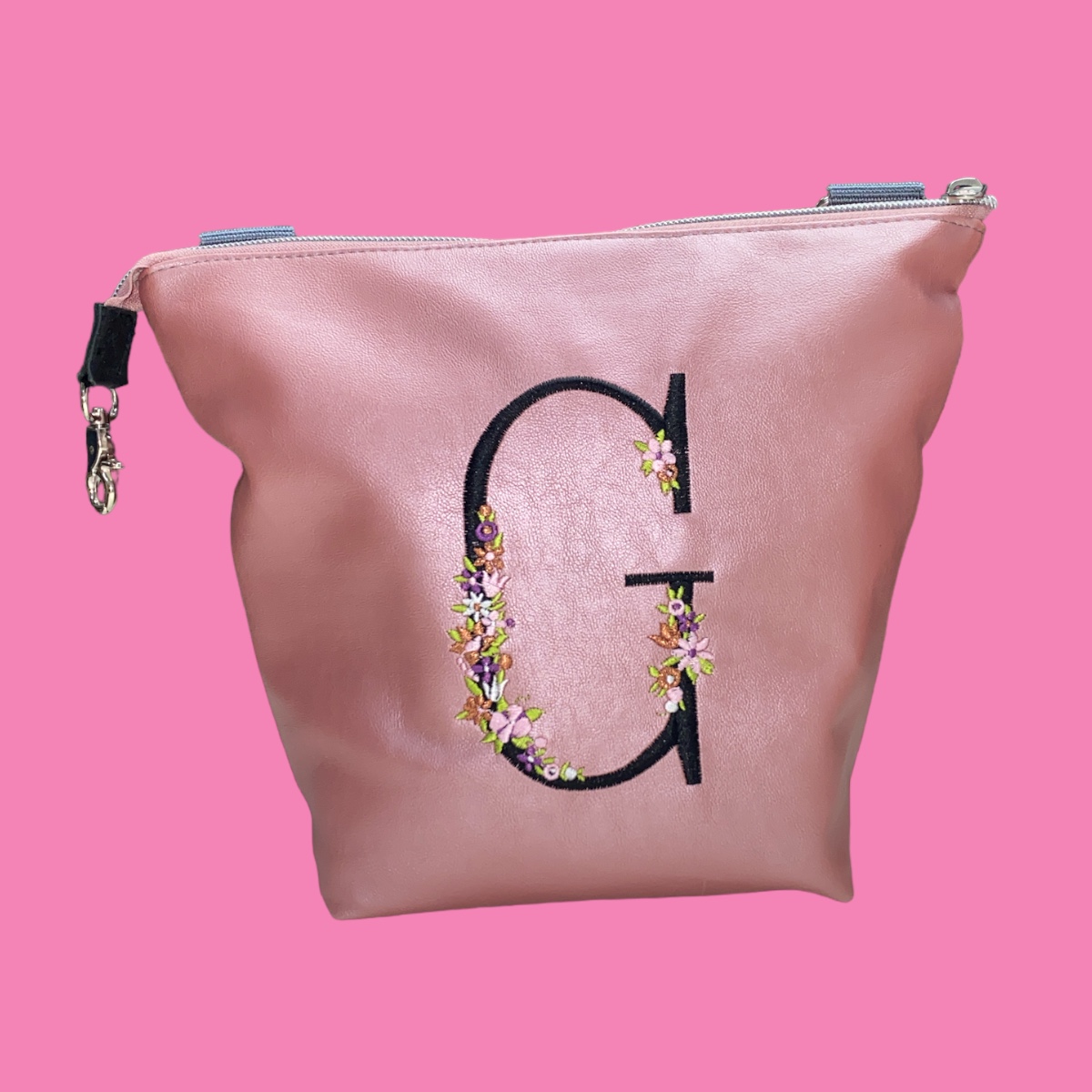 GassiTaschi® Shopper #025 Altrosa metallic Buchstabe