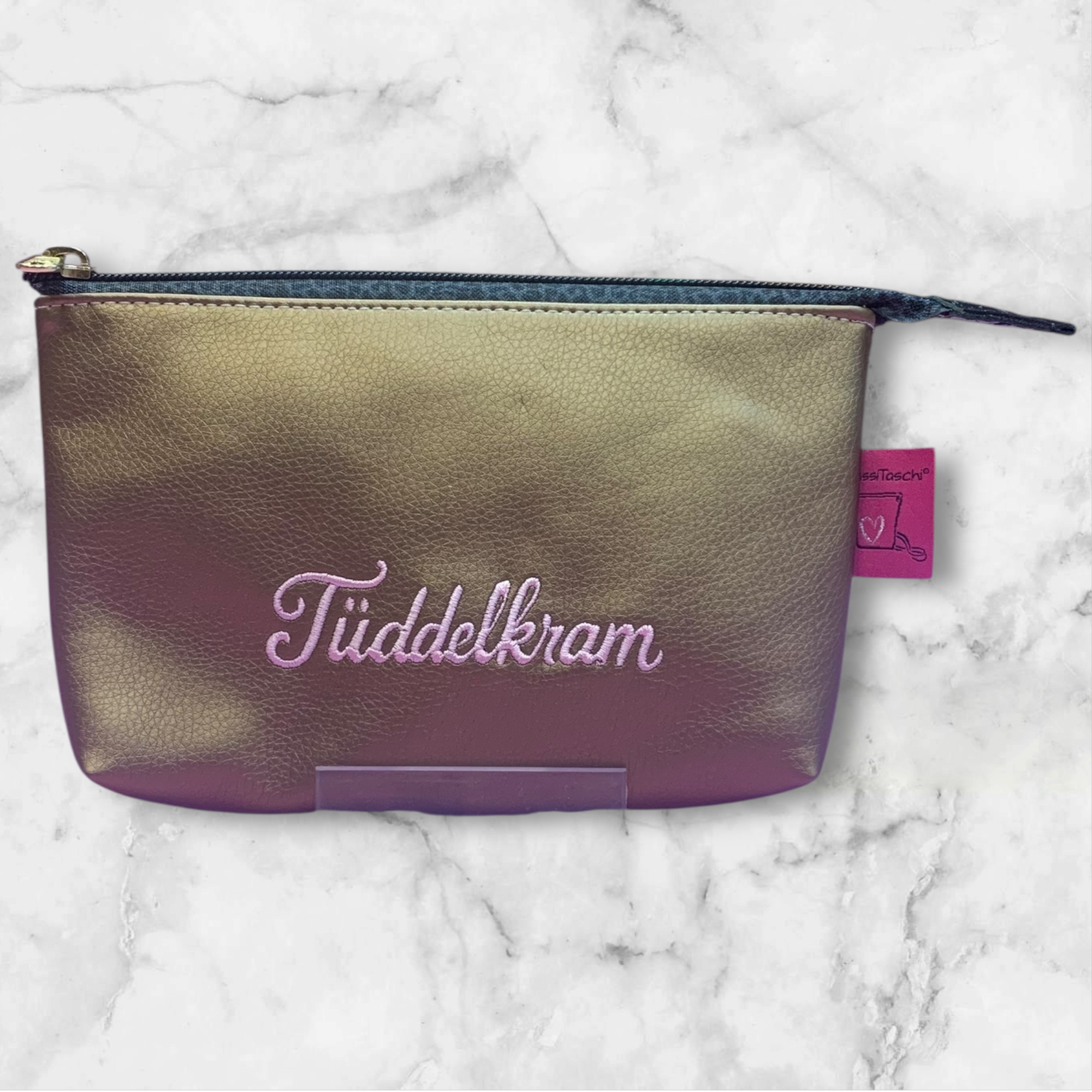 NotfallTaschi #010 Marone metallic Tüddelkram