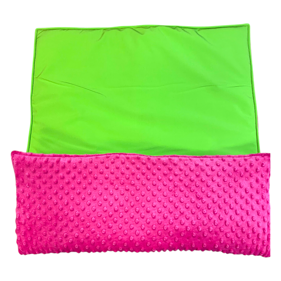 Hundedecke Softshell Neongrün/Pink ca. 100x70 cm