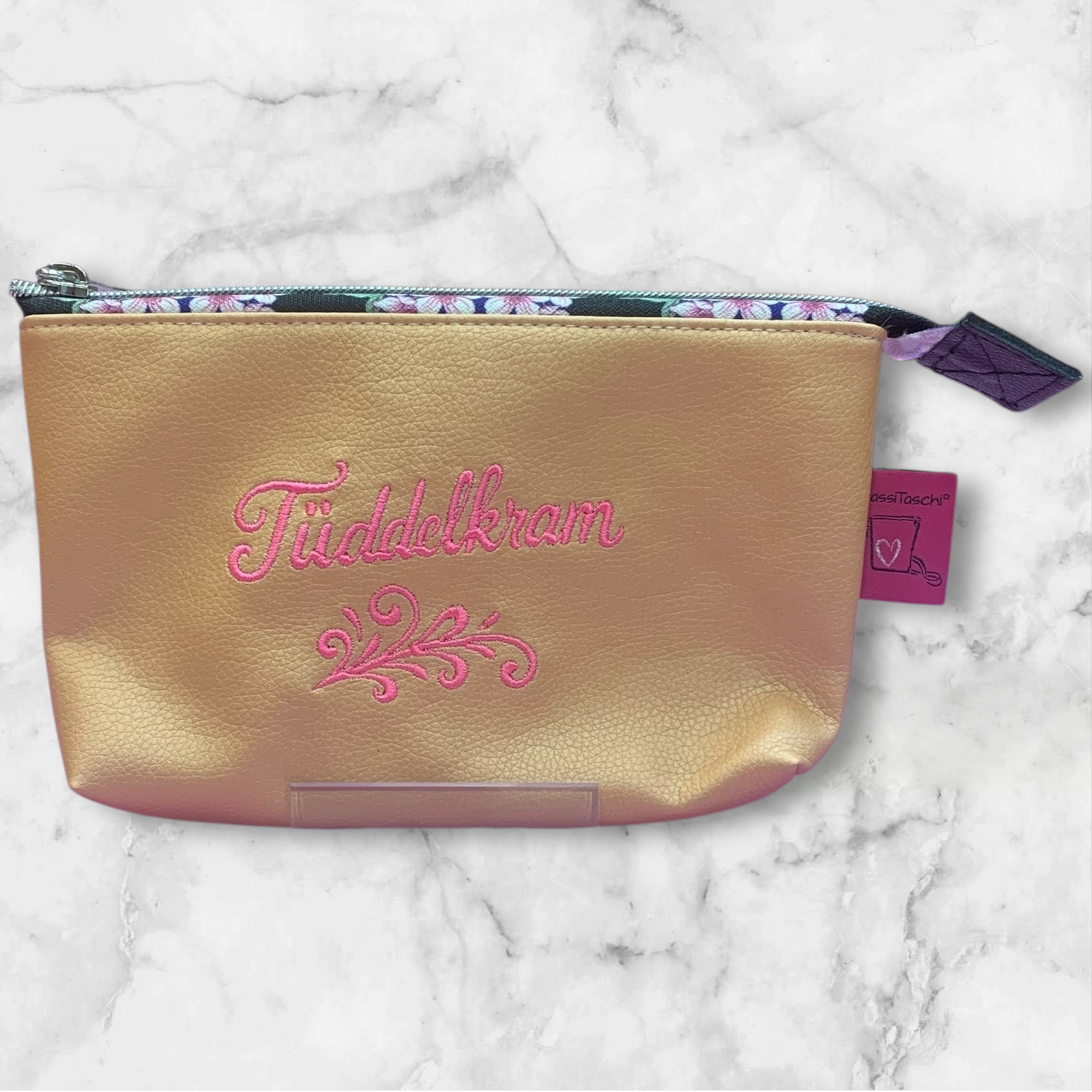 NotfallTaschi #098 Peachy metallic Tüddelkram