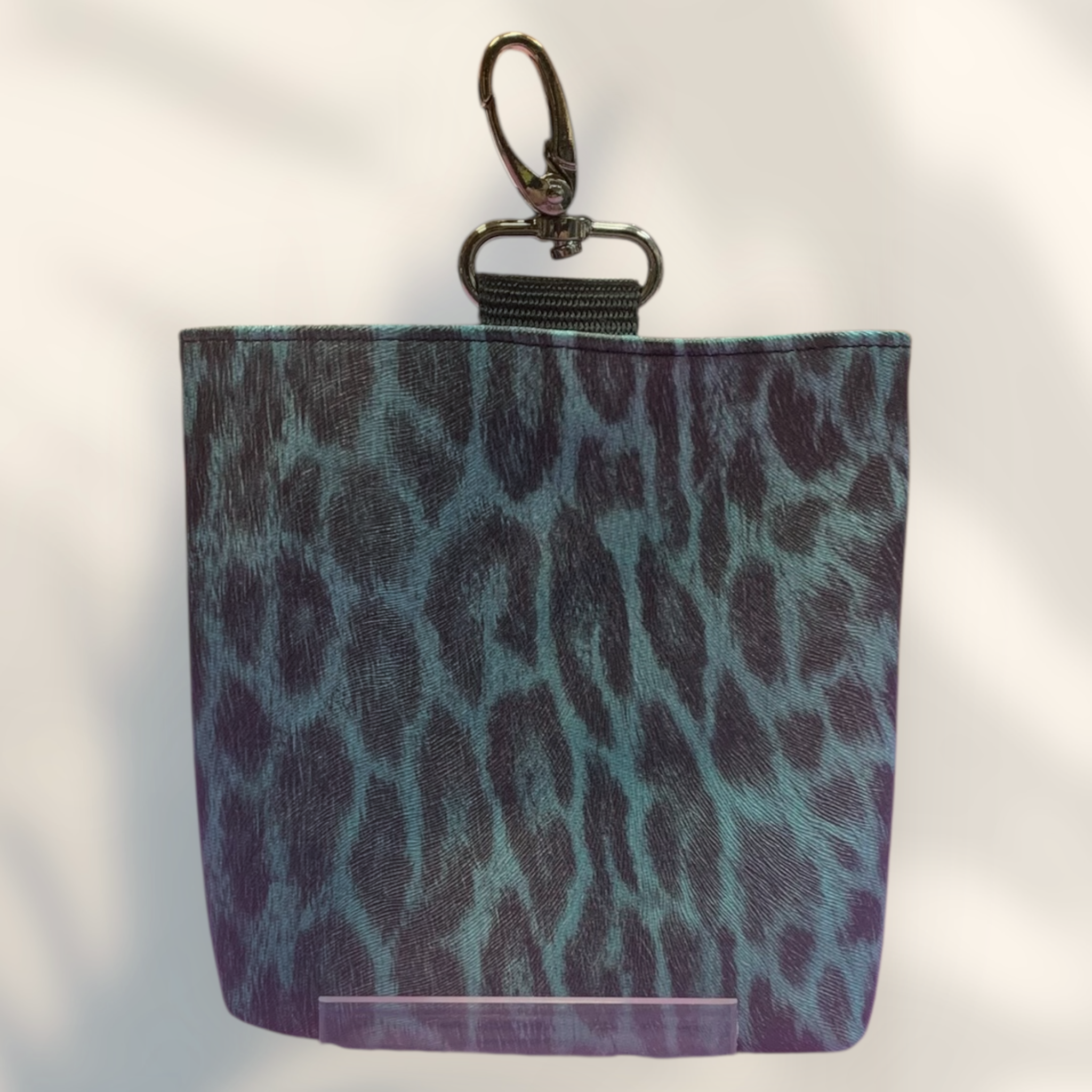 MiniFutterbeutel mit Karabiner Leo blau