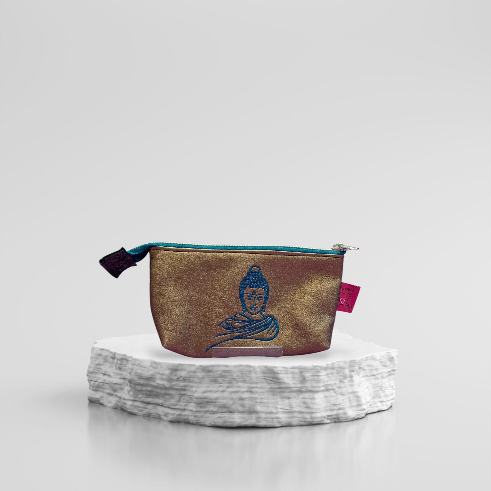 NotfallTaschi #010 Marone metallic Buddha