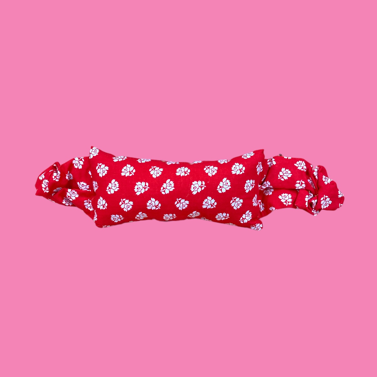 Türstopper Retro Blumen weiß rot