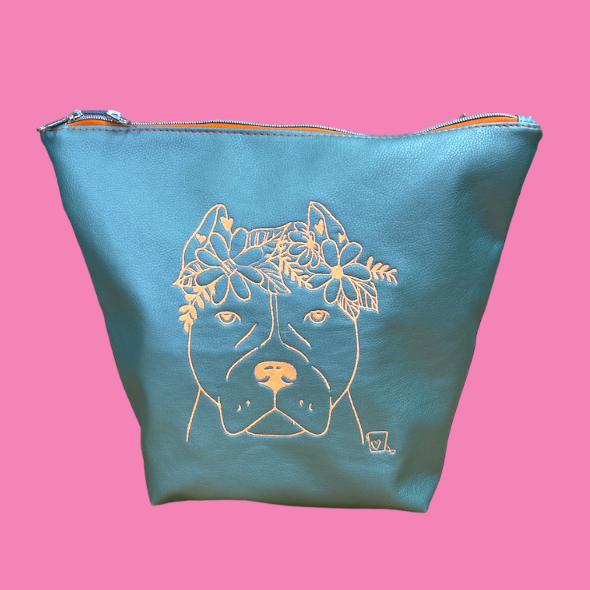 GassiTaschi® Barry #043 Gletscher Mint Metallic Pitbull
