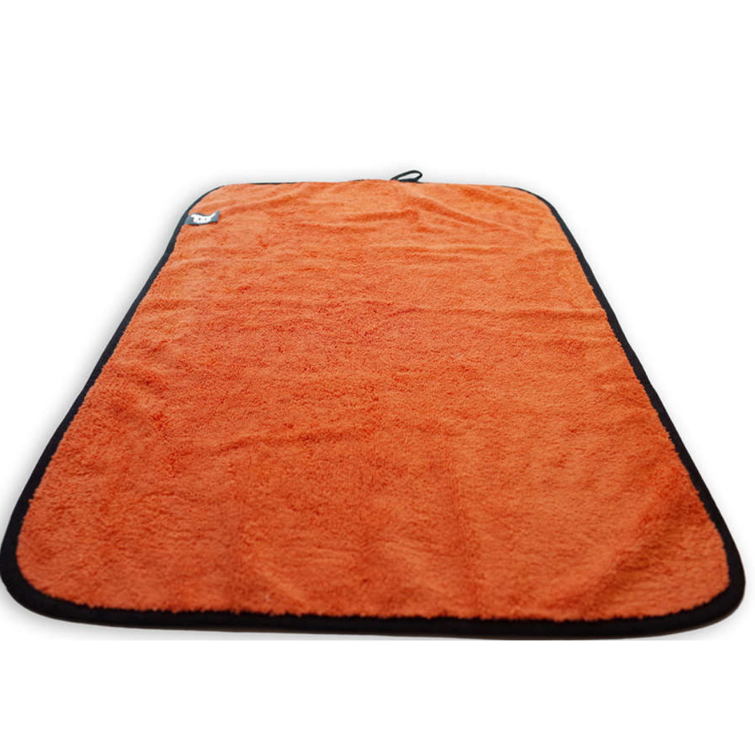 Hunde Handtuch klein 75x50 cm Orange