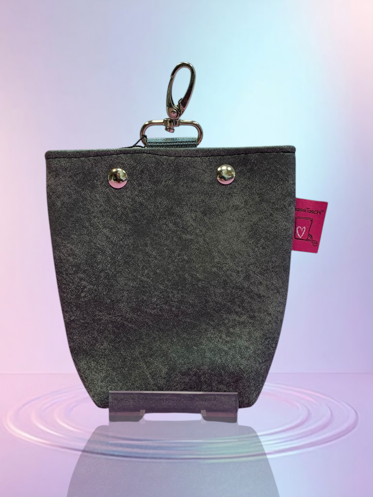 MIDI Futterbeutel #117 Alcantara dunkelgrau