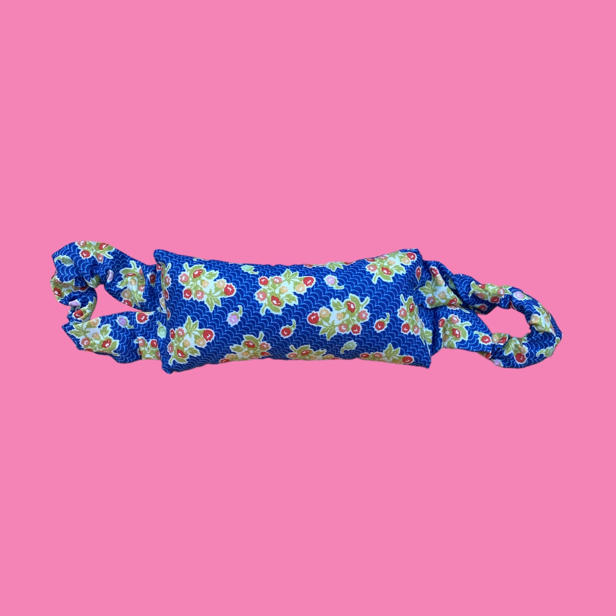 Türstopper Blumen & Meer royalblau