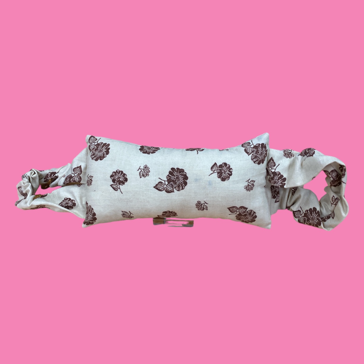 Türstopper Blumen braun creme