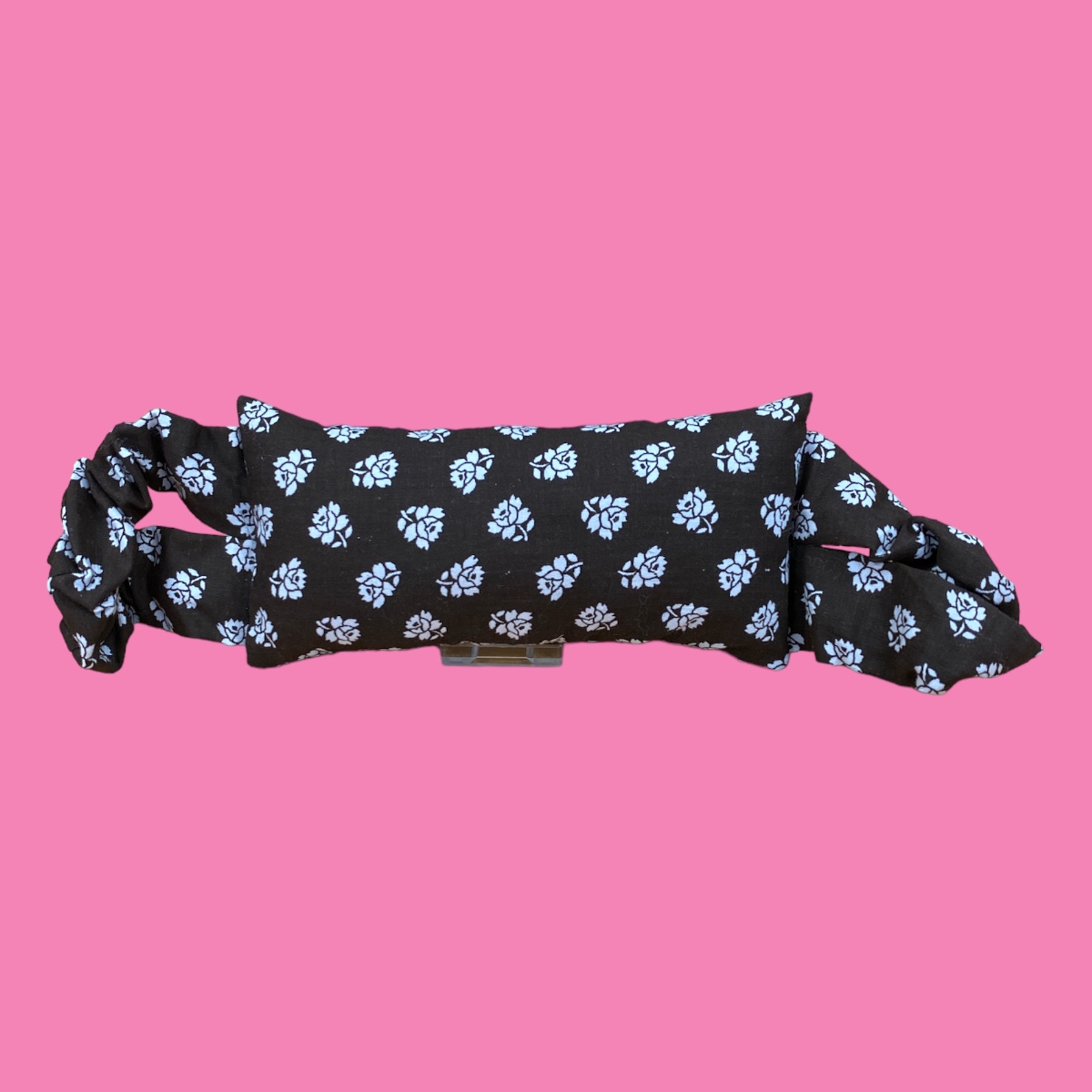 Türstopper Retro Blumen weiß braun