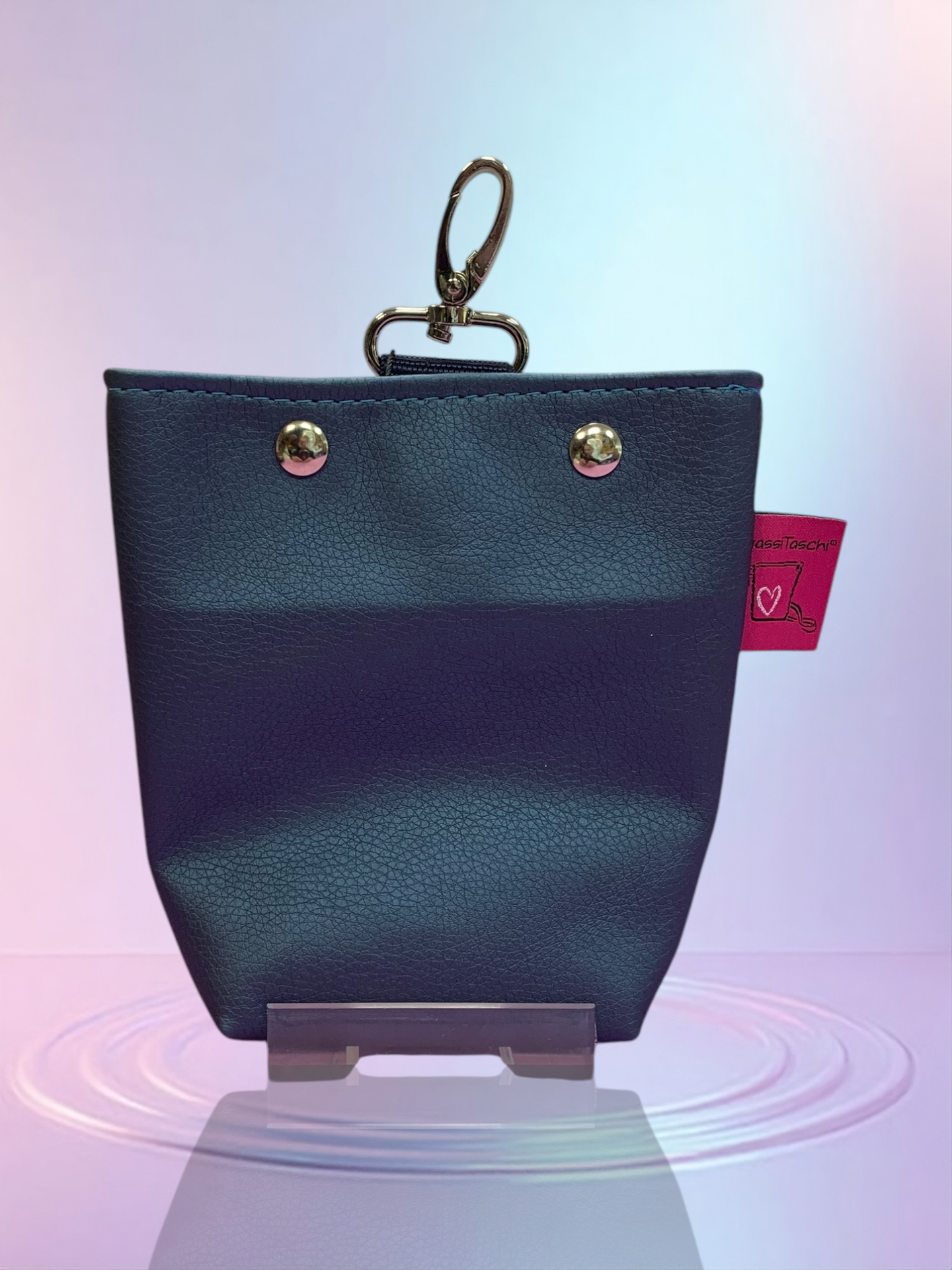 MIDI Futterbeutel #019 Jeansblau metallic