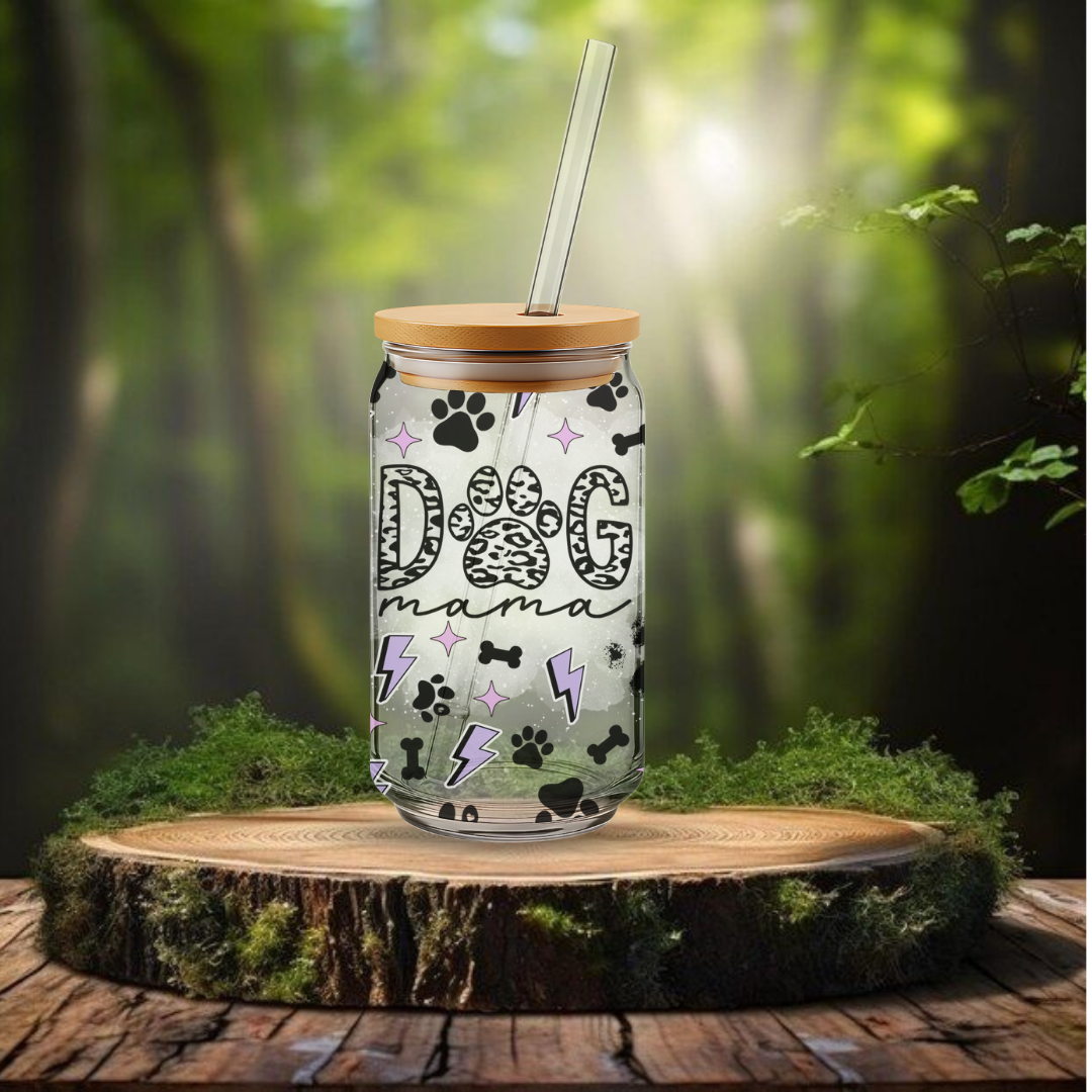 Trinkglas ca. 473ml Dog Mama