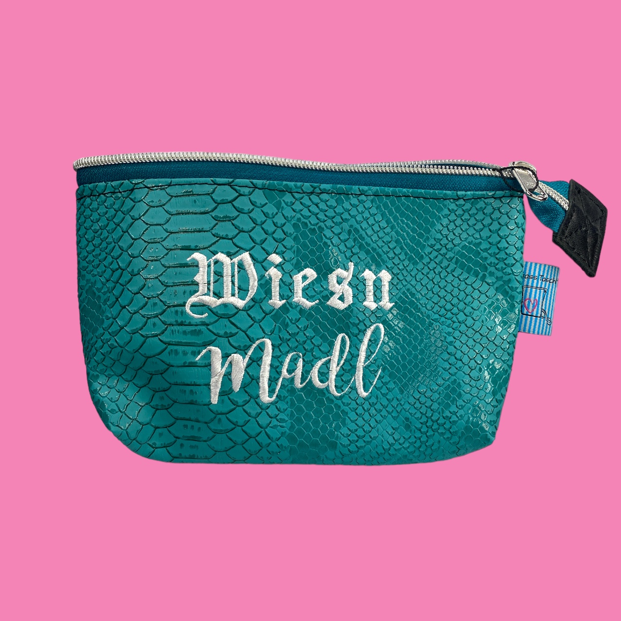 TrachtenTaschi #079 Croco türkis Wiesn Madl