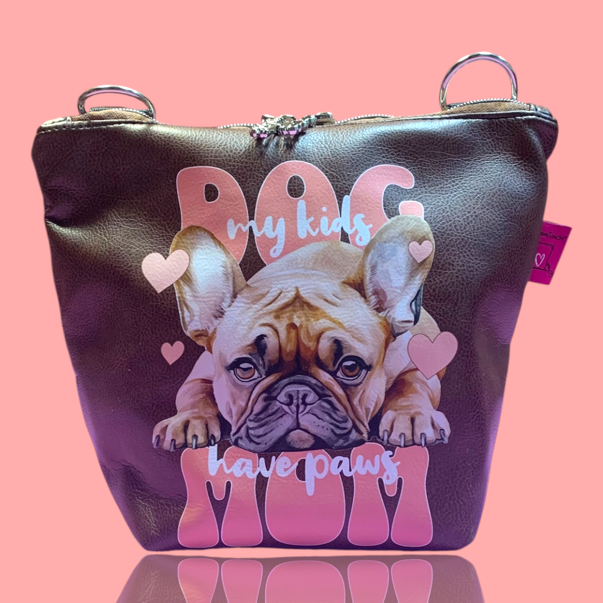 GassiTaschi® Shopper #115 Schokobraun Dog Mom