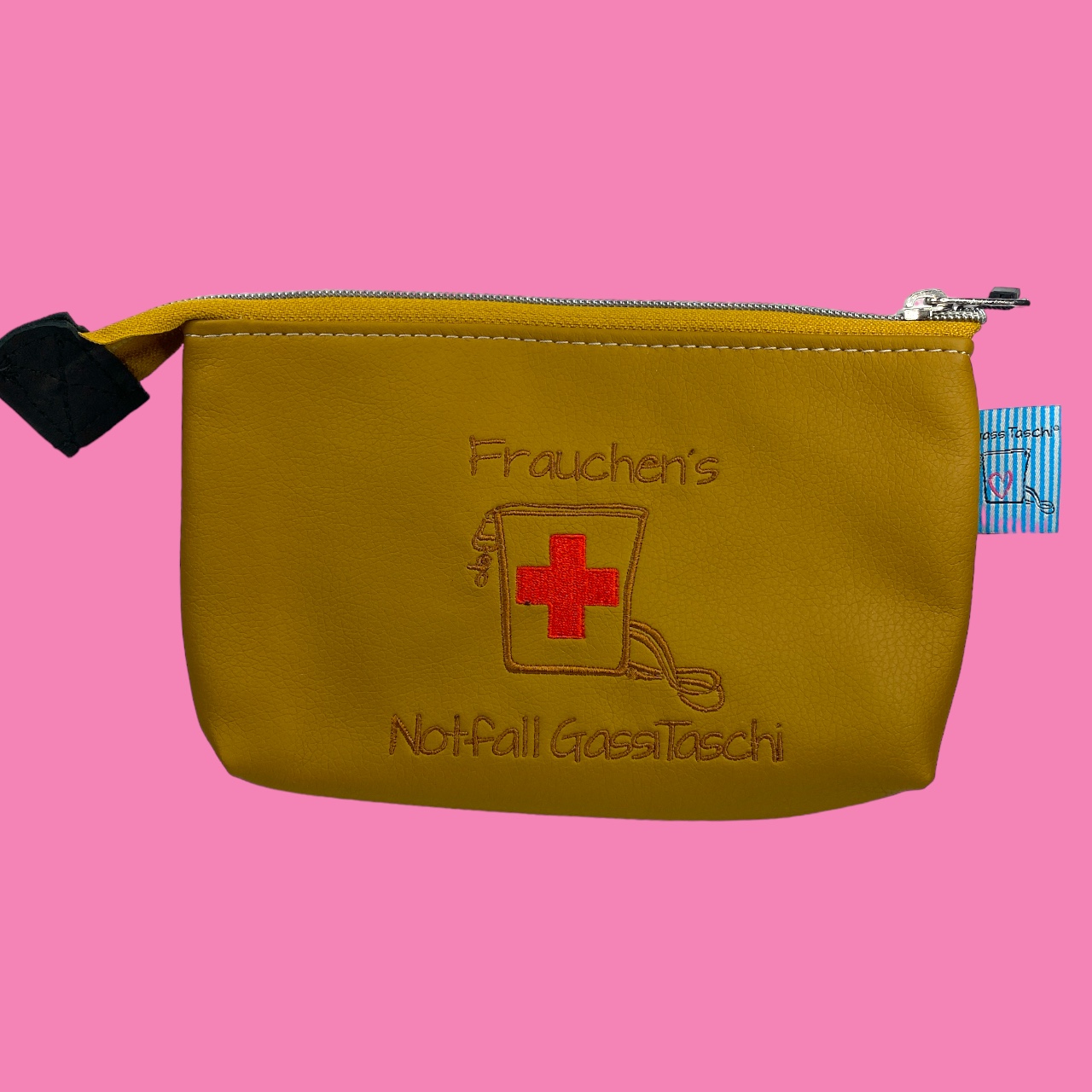 Frauchens NotfallTaschi #099 Senf Stick braun
