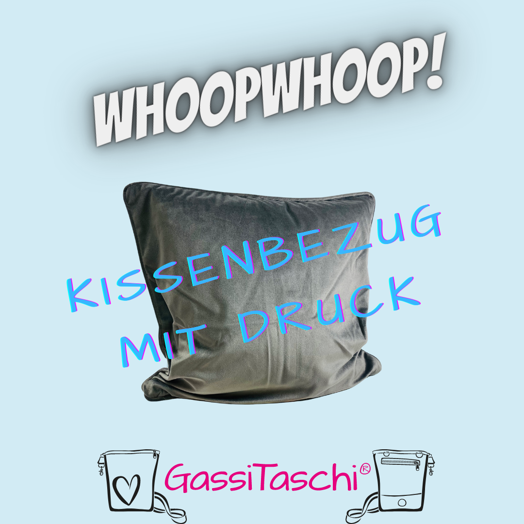 *Messe Kissenbezug mit Spruch