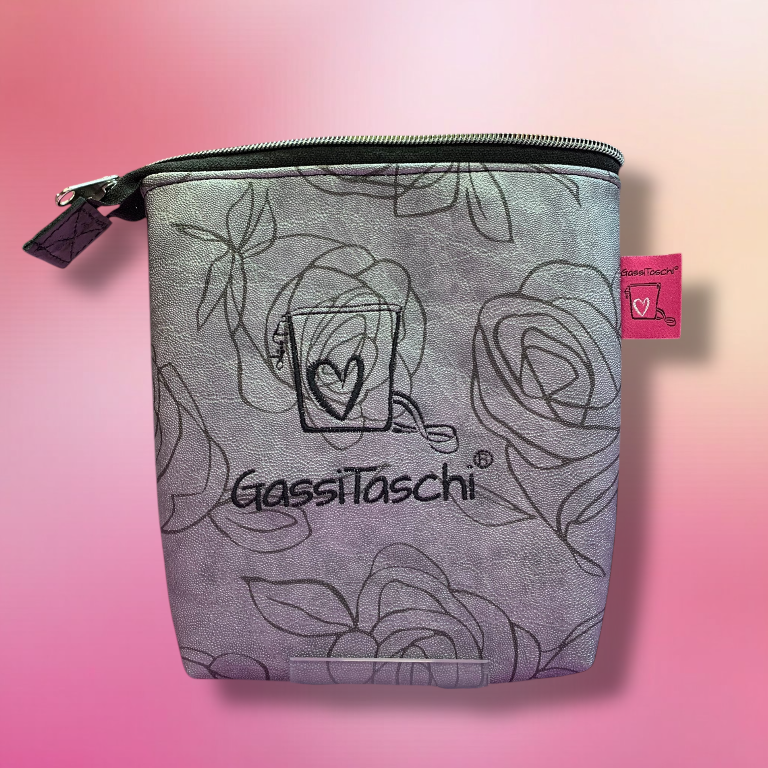 All-In GassiTaschi® #134 Rosen grau & #146 Stepper schwarz