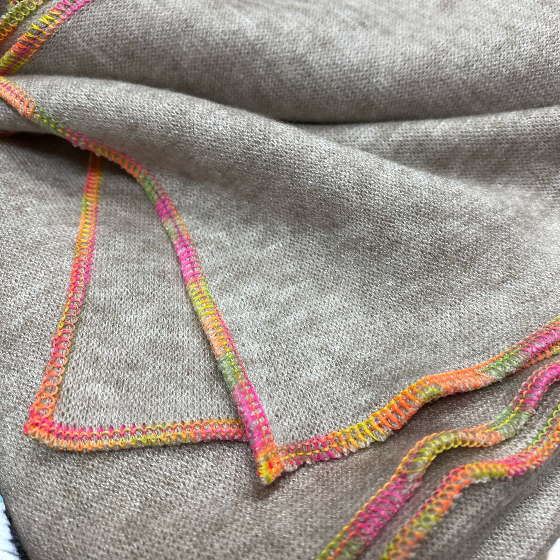Poncho  Sand / Summer Breeze